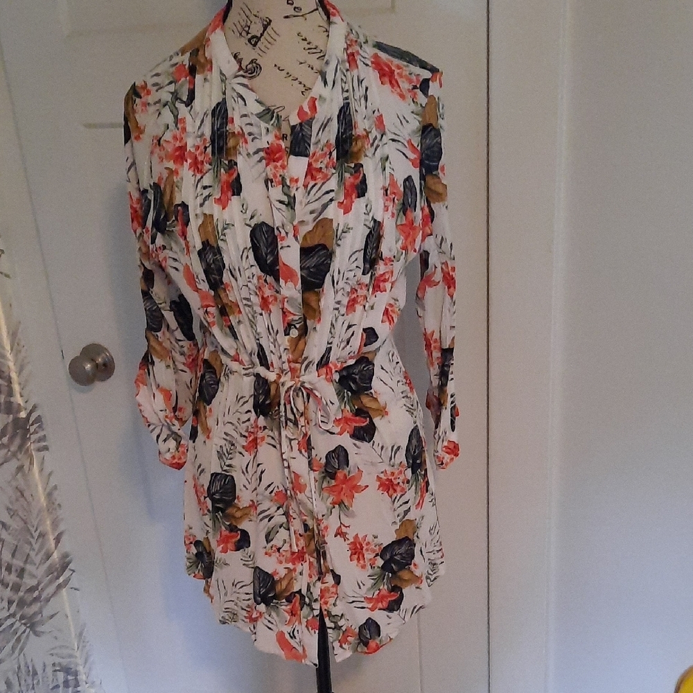 Floral Print Women's Top